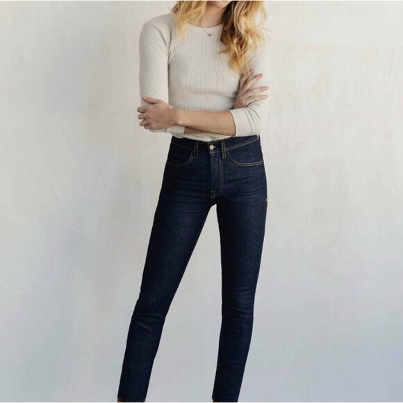 IMOGENE AND WILLIE Josette Dark Wash Skinny Jeans Size 24 - Picture 1 of 9